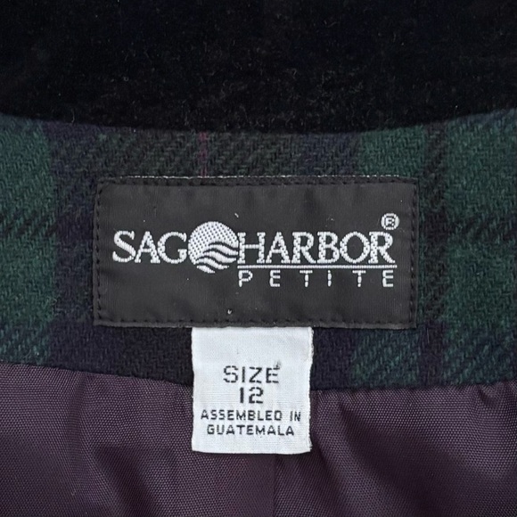 Sag Harbor Vintage Blackwatch Blazer 12P - Picture 5 of 9